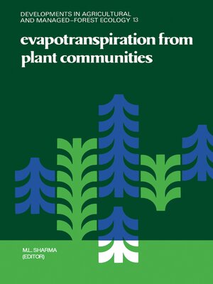 cover image of Evapotranspiration from Plant Communities